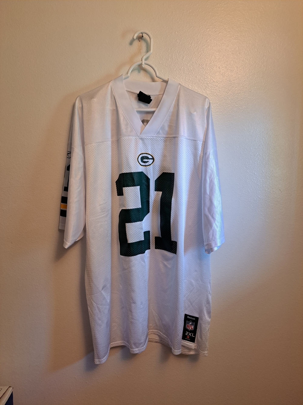 NFL Vintage Reebok Green Bay Packers#21 Charles Woodson Team Football Jersey